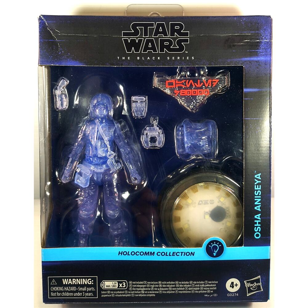 Hasbro Star Wars The Black Series Holocomm Collection OSHA ANISEYA New, See Pics